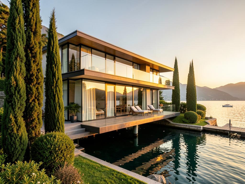 Villa sul lago