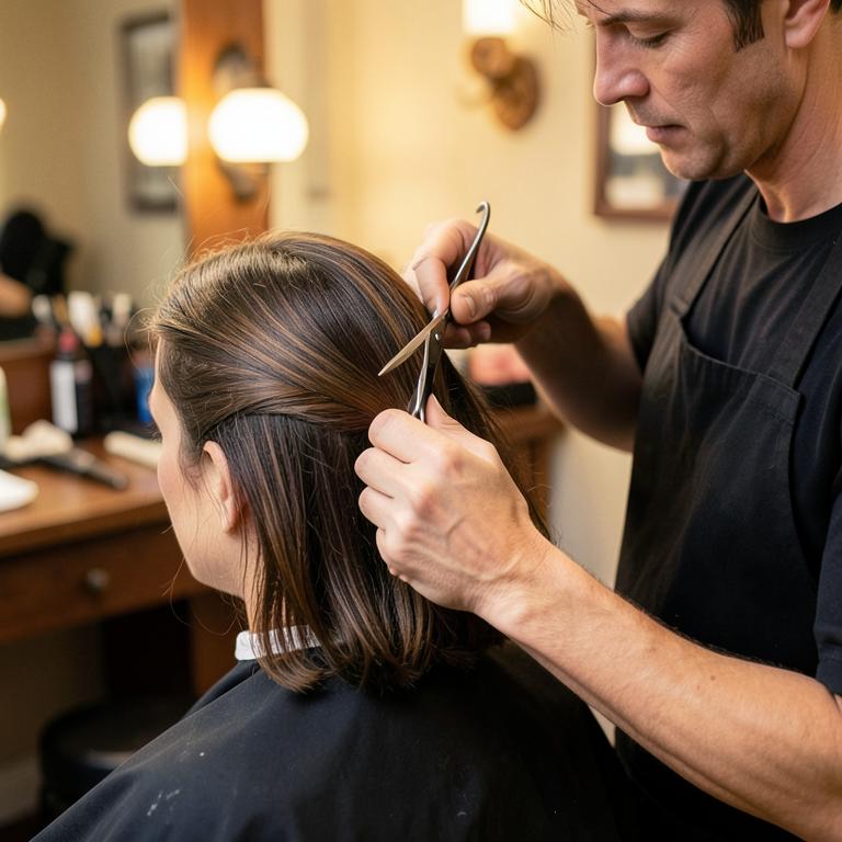 Long bob sartoriale